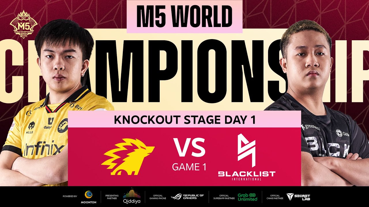 ENG M5 Knockouts Day 1  ONIC vs BLCK  Game 1