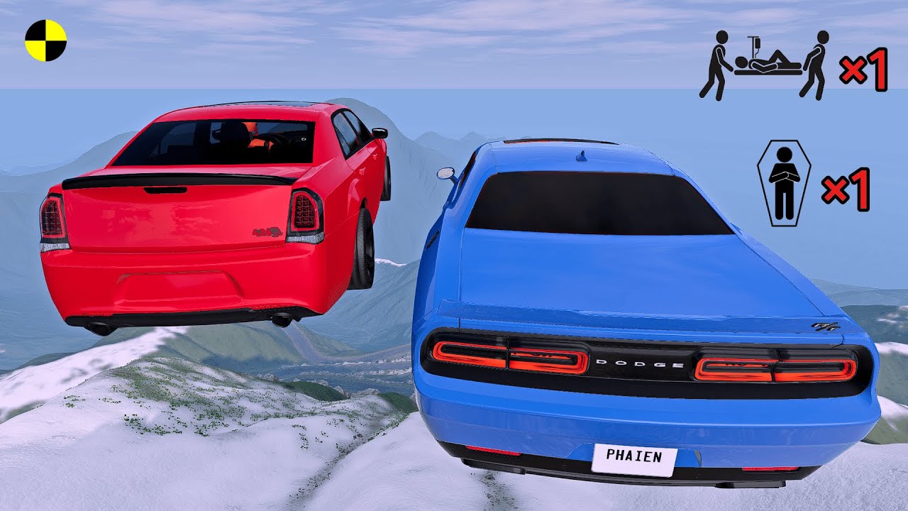 Realistic High-Speed Car Crashes in BeamNG.drive #110 | Ultra Detailed Crash Compilation