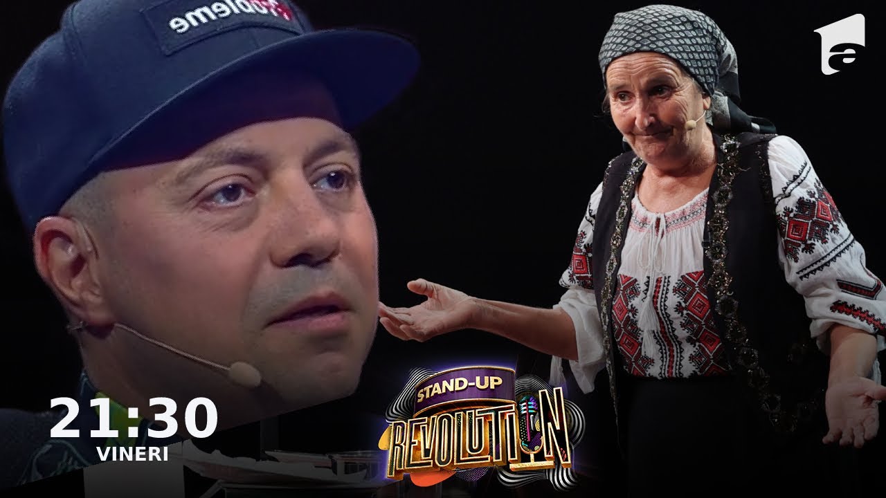 Bunica Gherghina face gogoși la Stand-up Revolution! ,,A venit JADOR?”