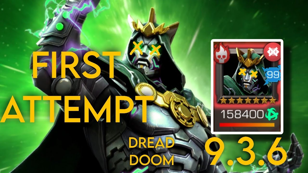 MCOC | DREAD DOOM | FIRST ATTEMPT | NO TUTORIAL ❌| NO GUIDE | PURE SHIT SKILLS🥹
