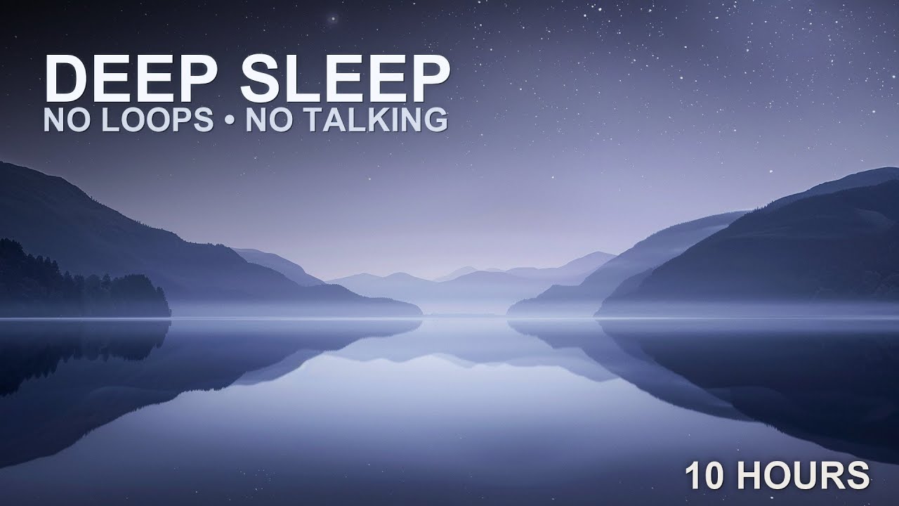10 Hour Black Screen Sleep Music • Stable Night Signal | Uninterrupted Sound