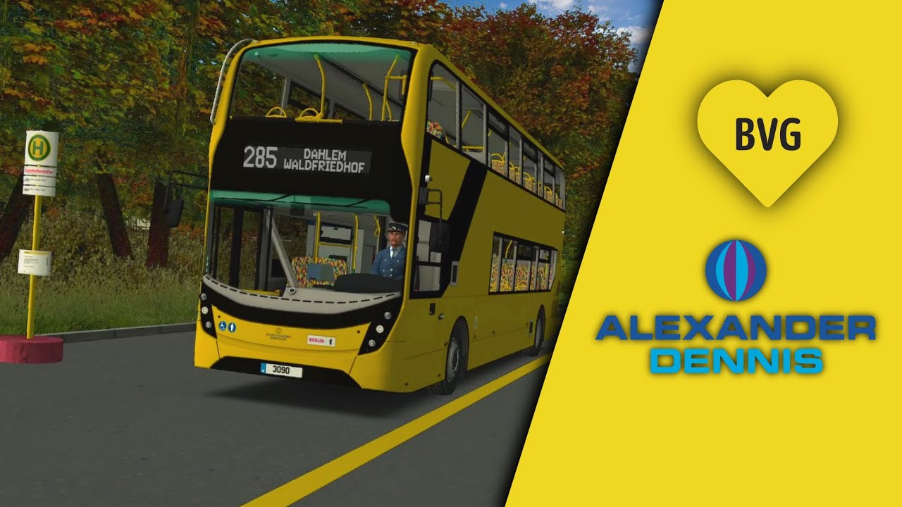 Im neuen Doppeldecker zum Waldfriedhof | BVG ADL | OMSI2 | JM Simulation