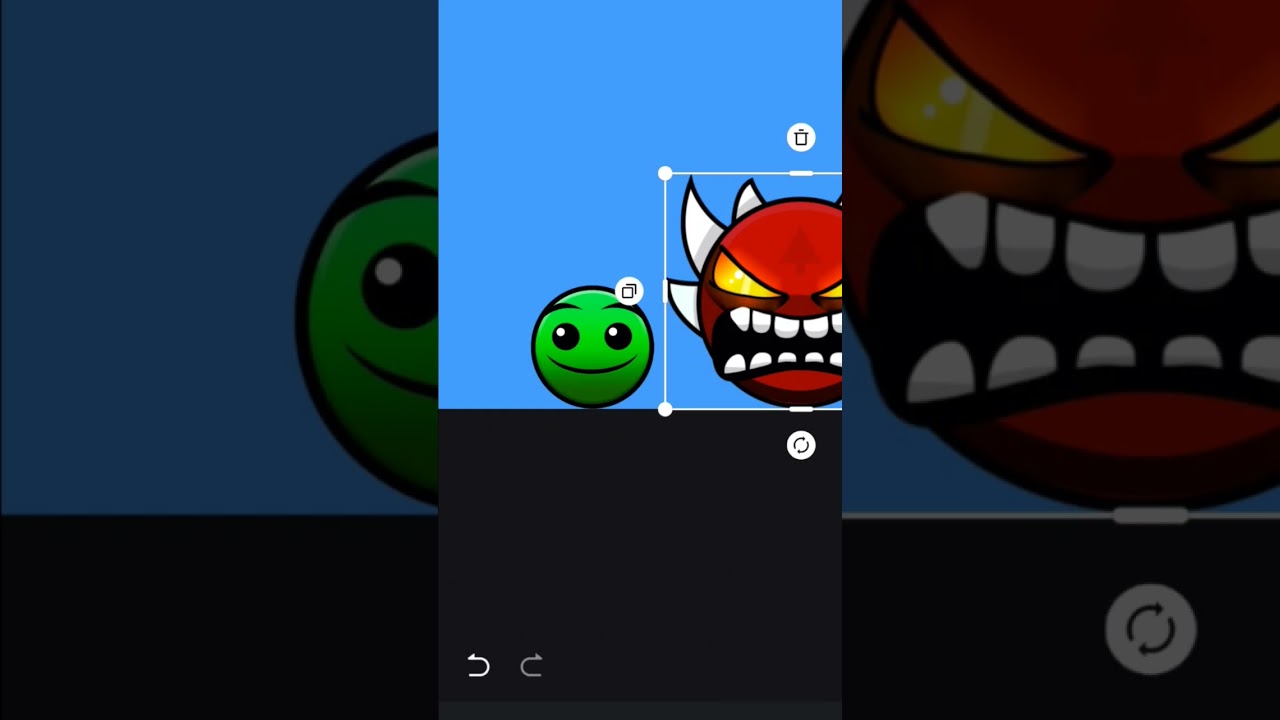 geometry emoji #geometrydash #fireindahole