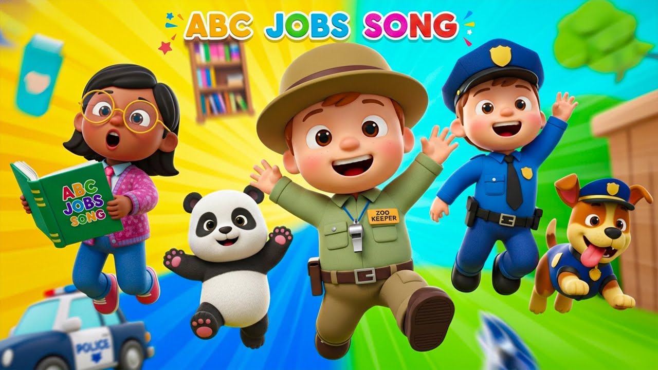 Alphabets Jobs Song | ABC Jobs Song For Kids | Learn The Alphabet Phonics With Jobs & Occupations