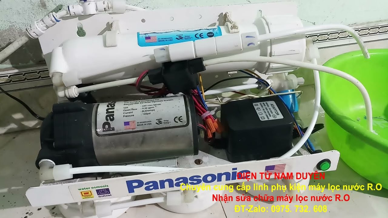 Sửa máy lọc nước bơm chạy khỏe nhưng lắp vào máy vẫn lọc chập không ngắt