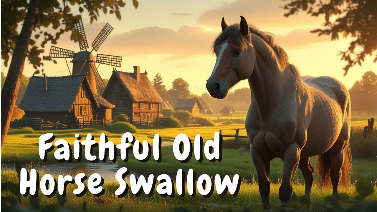 The Faithful Old Horse: The Swallow Proves Herself 🐎 Bedtime Story for Kids with Relaxing Music