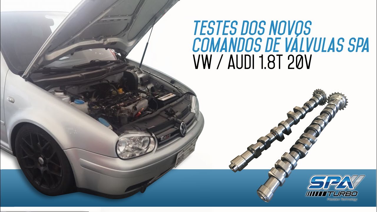 TESTE novo comando de válvulas para VW/Audi 20V - SPA TURBO