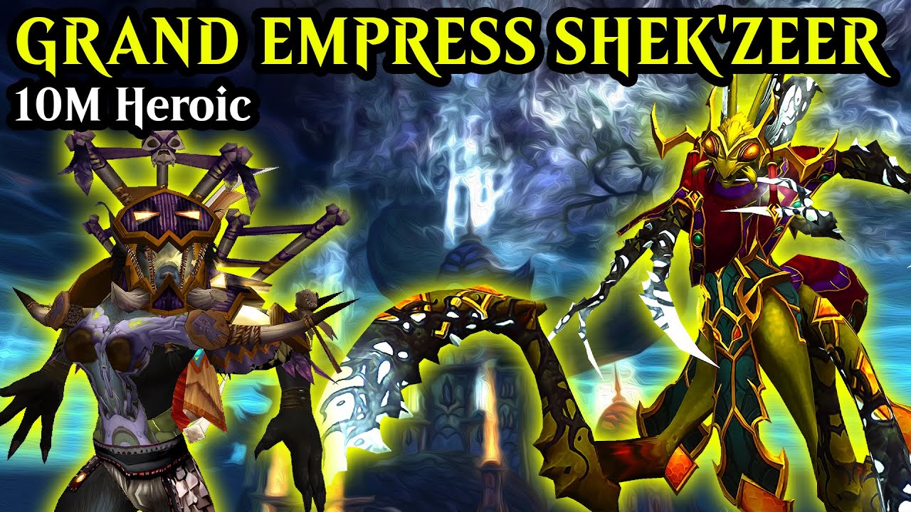 Grand Empress Shek'zeer 10man Heroic - Survival Hunter Heart of Fear