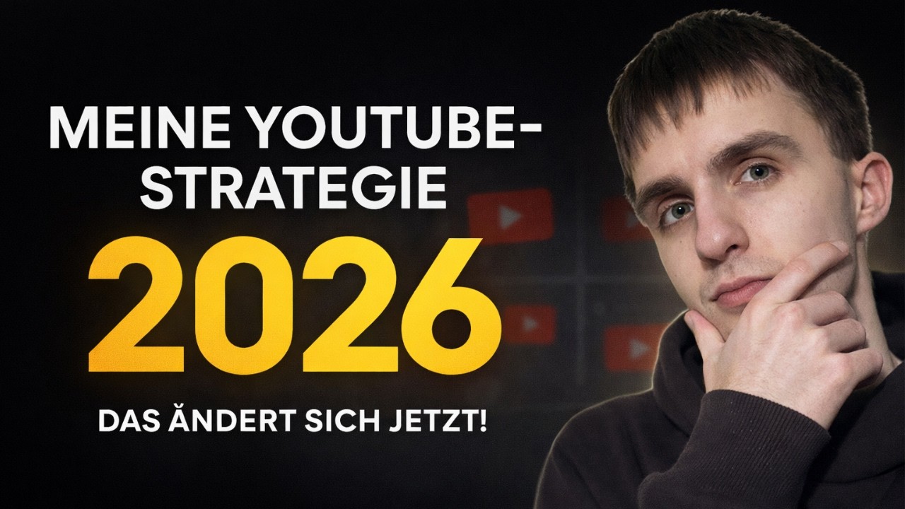Meine YouTube-Strategie 2026 – Jetzt wird es ernst
