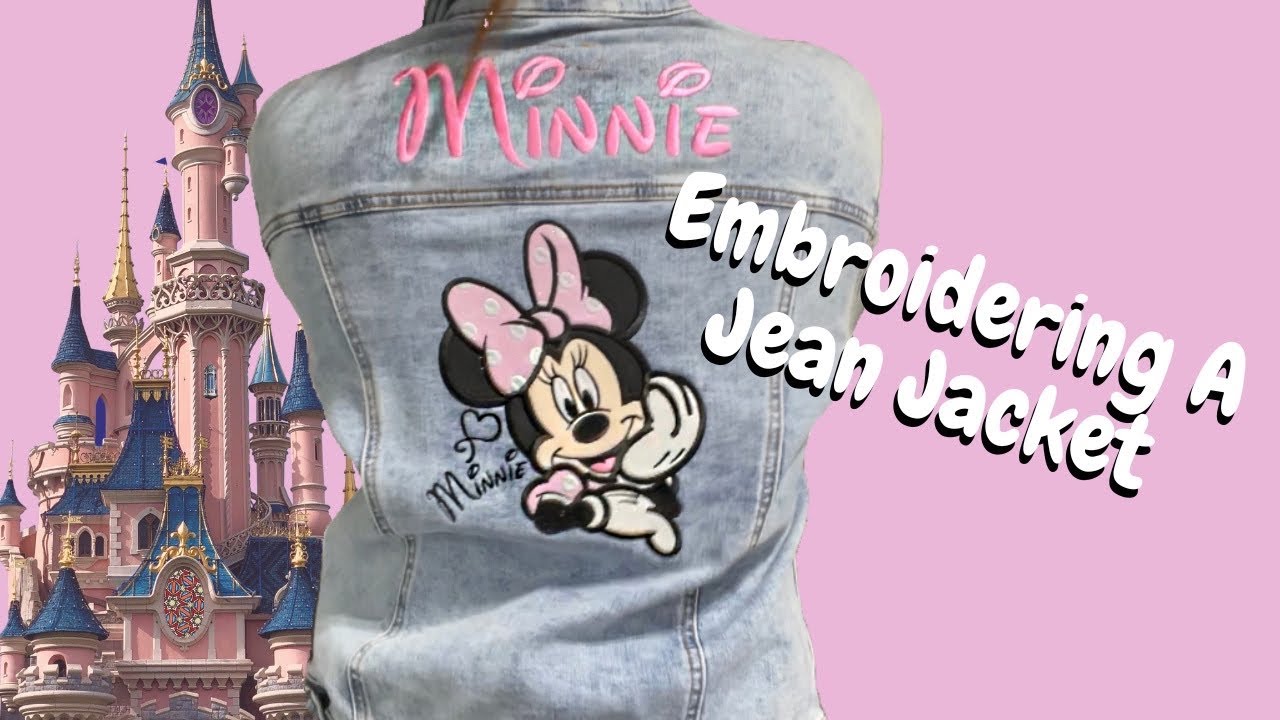 Embroidering On A Jean Jacket Using Candle Thread | Ricoma Black November Sale!