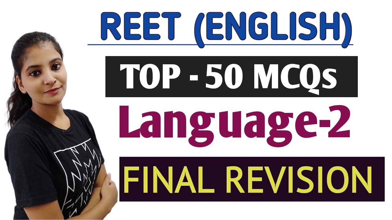 REET2021 || top 50 Questions for reet english language -2 || English_reet