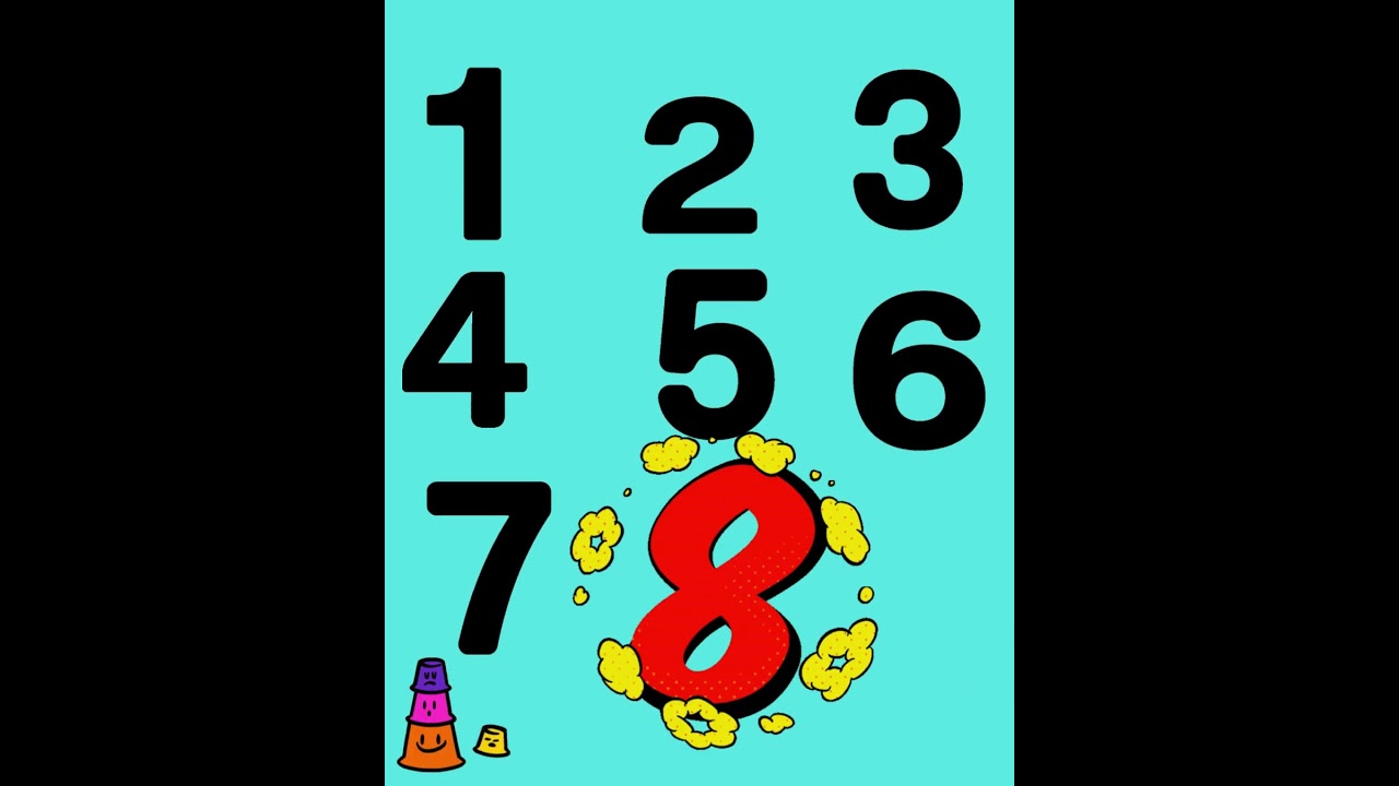 Number 8 - Learn to Count - Numbers from 1 to 10