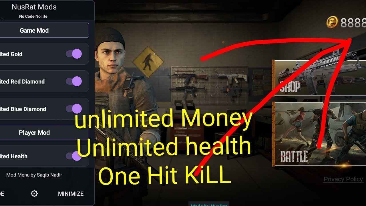 Zombie War mod menu 👿| Zombie war - The Last Survivor Mod Menu | Unlimited mod menu 😱