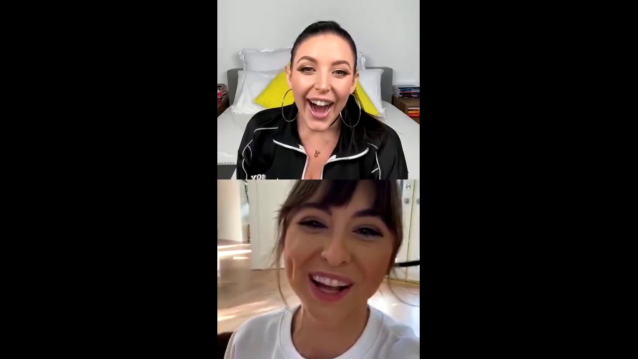 Анджела Уайт и Райли Рид в прямом эфире в Instagram (Часть 3)