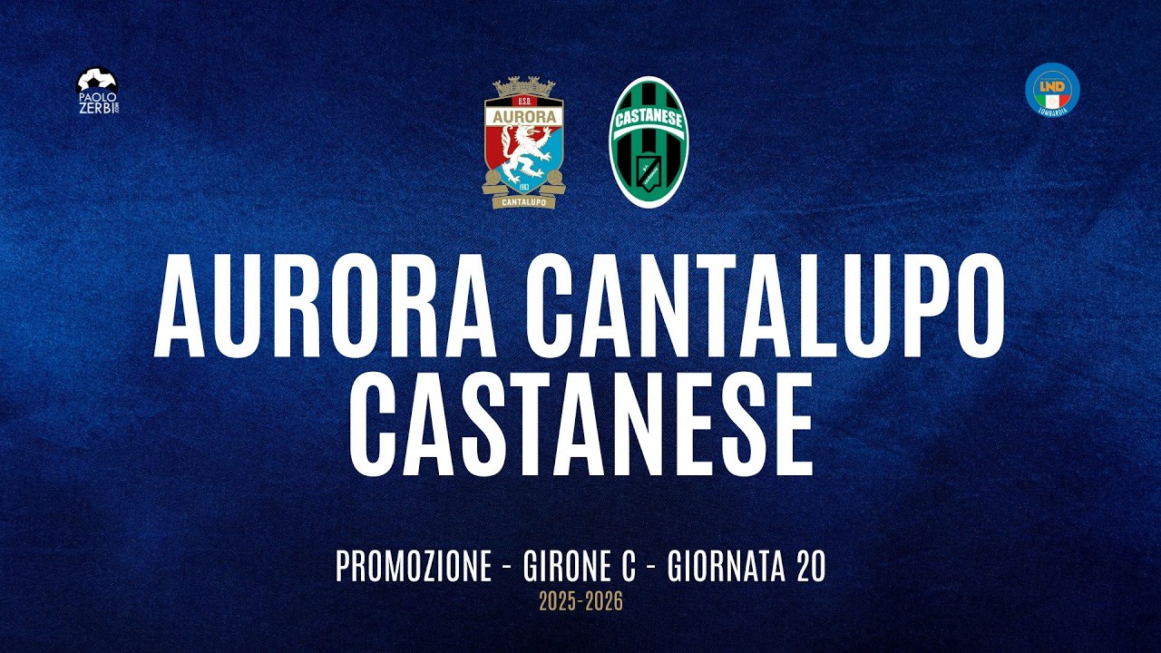[HIGHLIGHTS] Promozione Girone C 25/26 | Giornata 20 | Aurora Cantalupo - Castanese