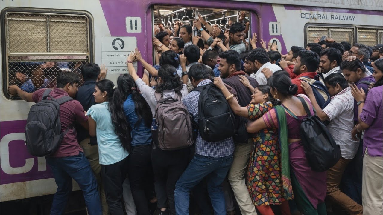 MUMBAI LOCAL TRAIN Kash me uska nahi sunti to asa nhi hota, Mujhko bola job mil jayga aur me aayi😭 😭