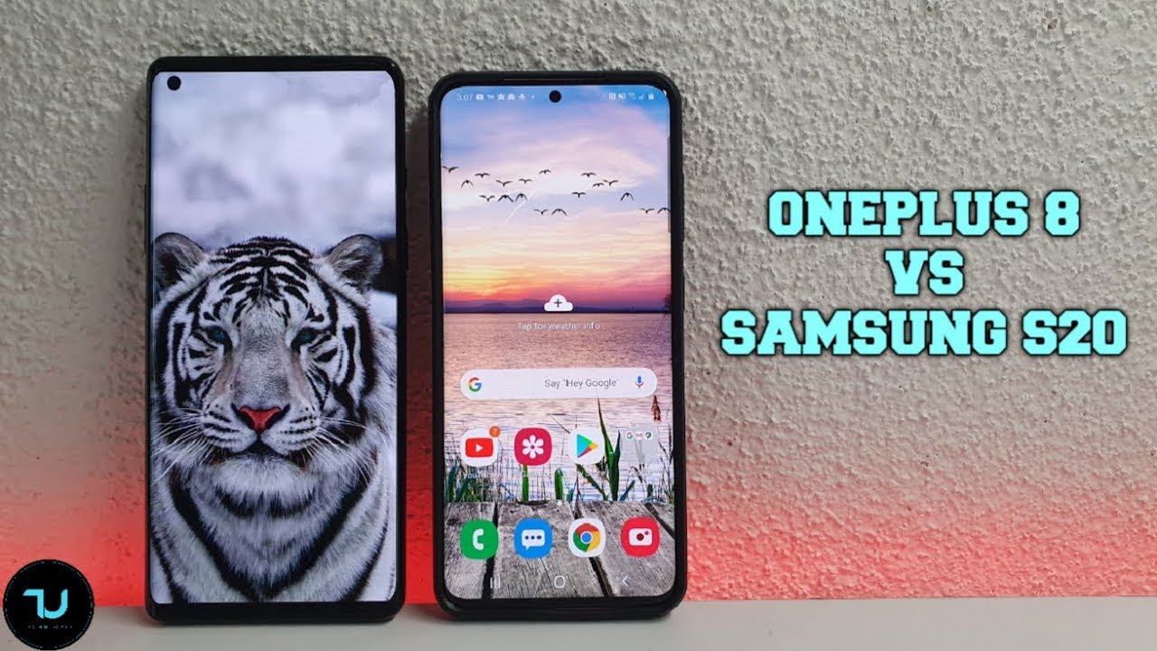 OnePlus 8 vs Samsung S20 Camera comparison/Screen/Size/Sound Speakers/Design! Review