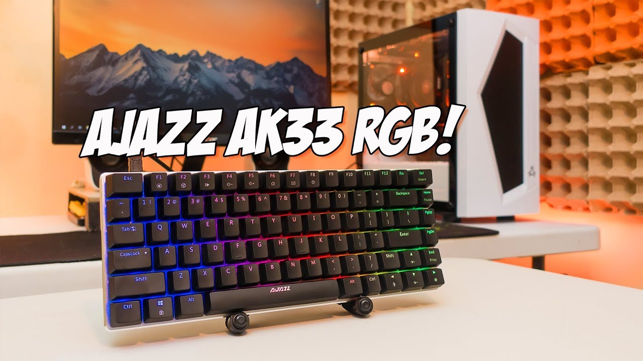 Ajazz AK33 RGB Mechanical Keyboard Review - Zorro Black Switch