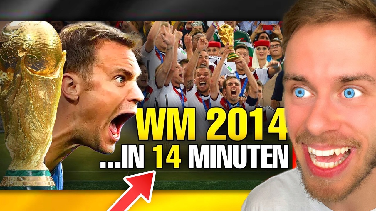 Die WM 2014 in 14 MINUTEN! 🏆🇩🇪 (Deutschland = WELTMEISTER) | Fabiano reagiert