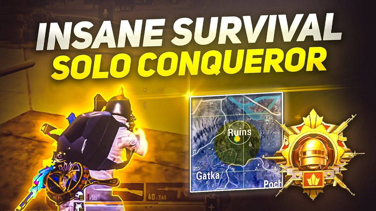 c2s6 Solo Conqueror | Insane Survival Game | Epic Chicken Dinner Match | Solo Conqueror Gameplay