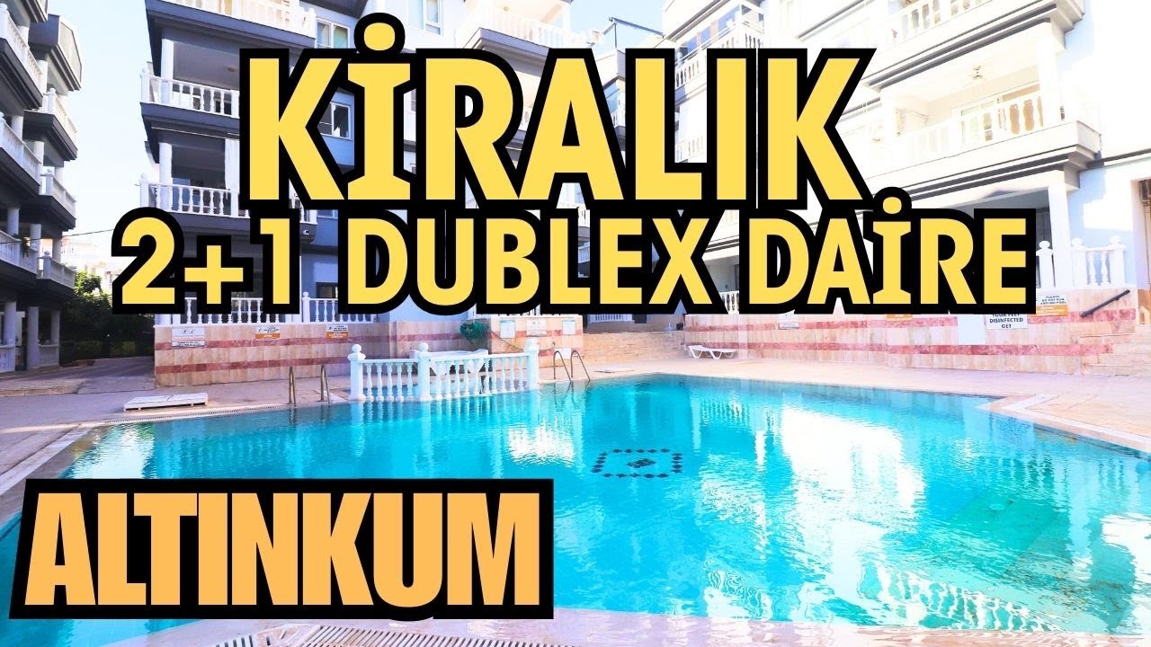 DİDİM KİRALIK DAİRE 2+1 EŞYALI DUBLEX 22.000 TL  #kiralık #didim #altınkum #havuzlu