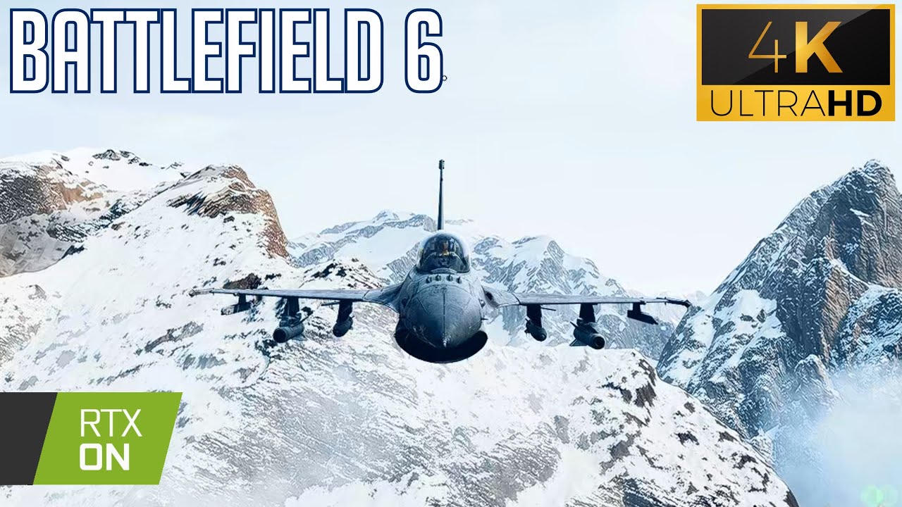Battlefield 6 - F16 Close Air Support Gameplay [4K ULTRA]
