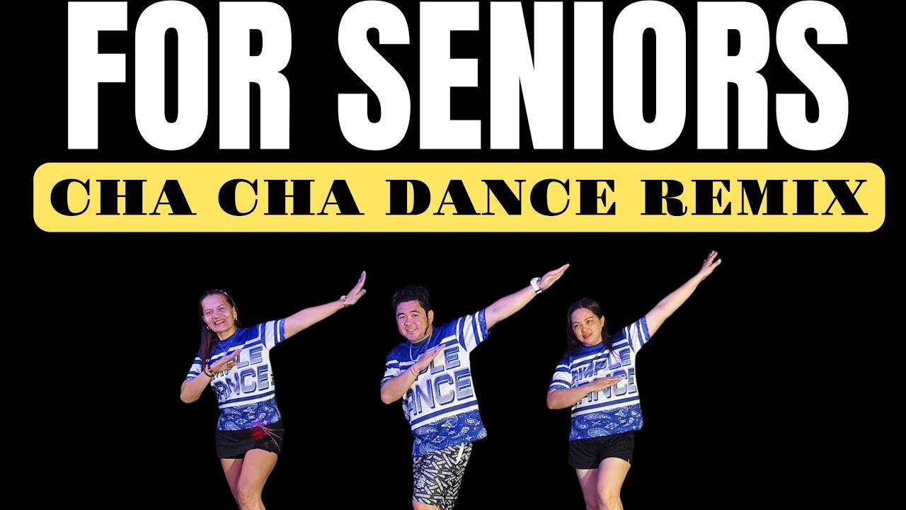 For seniors dance exercise | Cha Cha dance easy to follow | nonstop dance remix | Chacha easy step 