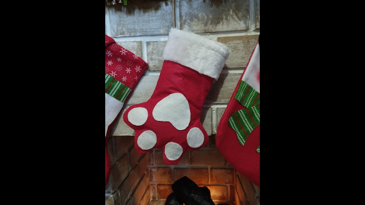 ¡¡Bota navideña para tu mascota!! 🎁✨🎄 / Christmas stocking for your pet 🎁✨🎄