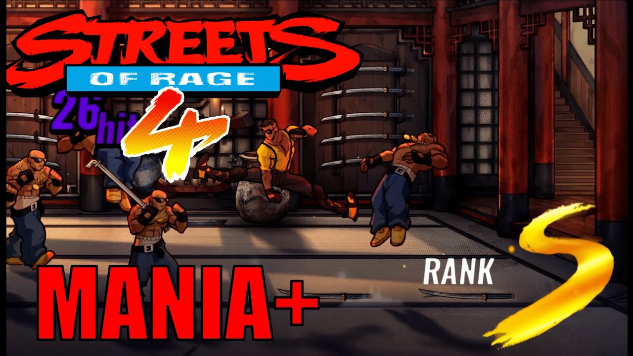 Streets of Rage 4 - Arcade Mania+ (Adam) S Rank Score