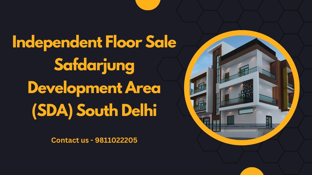 Independent Floor Sale Safdarjung Development Area (SDA) South Delhi 9811022205 #delhi #floor #sale