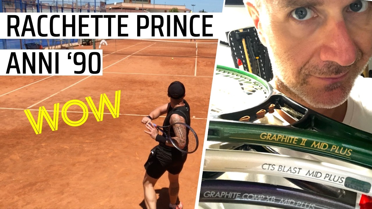 PRINCE Graphite II, CTS Blast e Graphite Comp XB 🏋️ vengono dal 1990, ma sono davvero SUPER 🔨