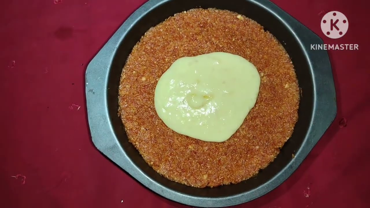Carrot custard layer burfi 