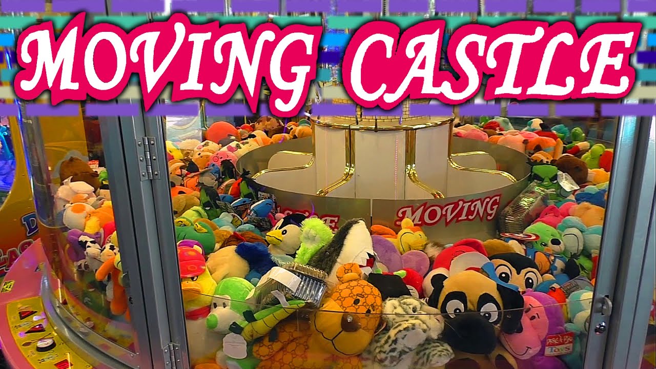 Our first time playing a Moving Castle - Claw Machine Wins