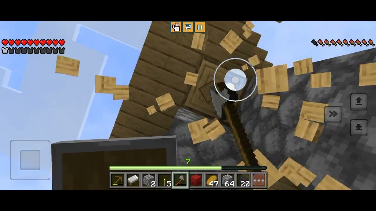 The minecraft in part 3