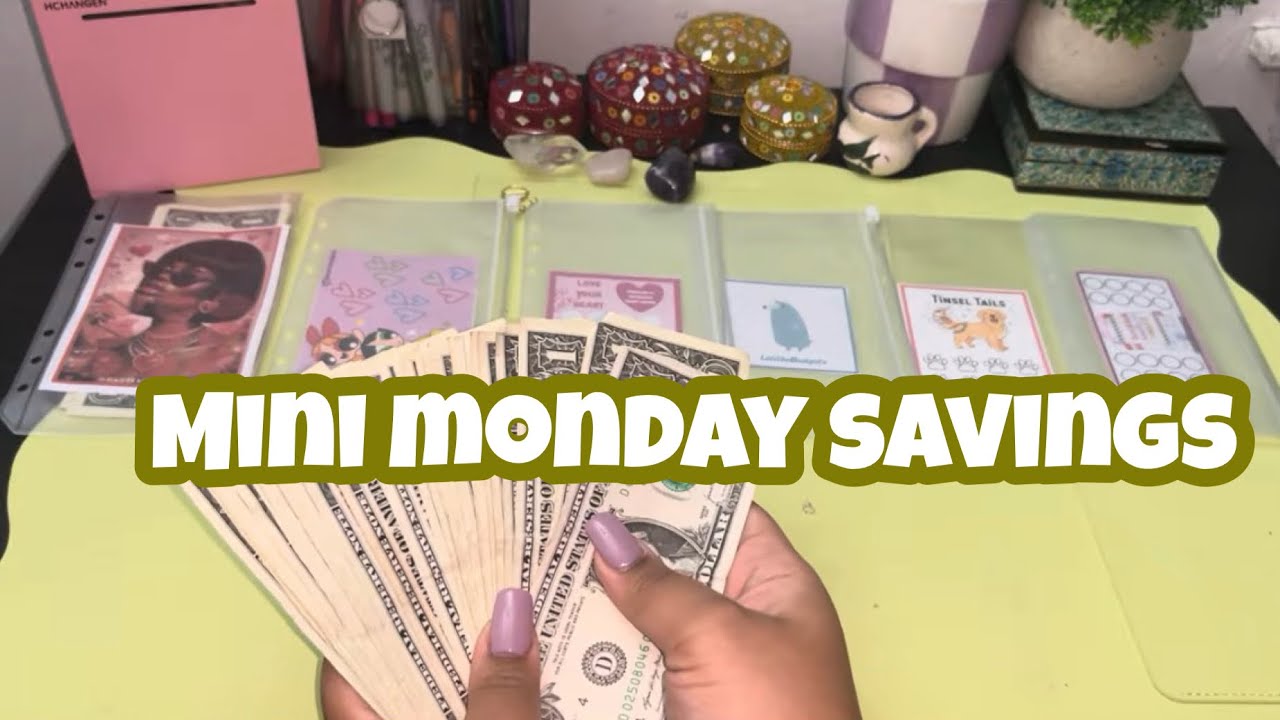 MONDAY MINI SAVINGS CHALLENGES | MARCH WK2 #savingschallenges #cashstuffing 