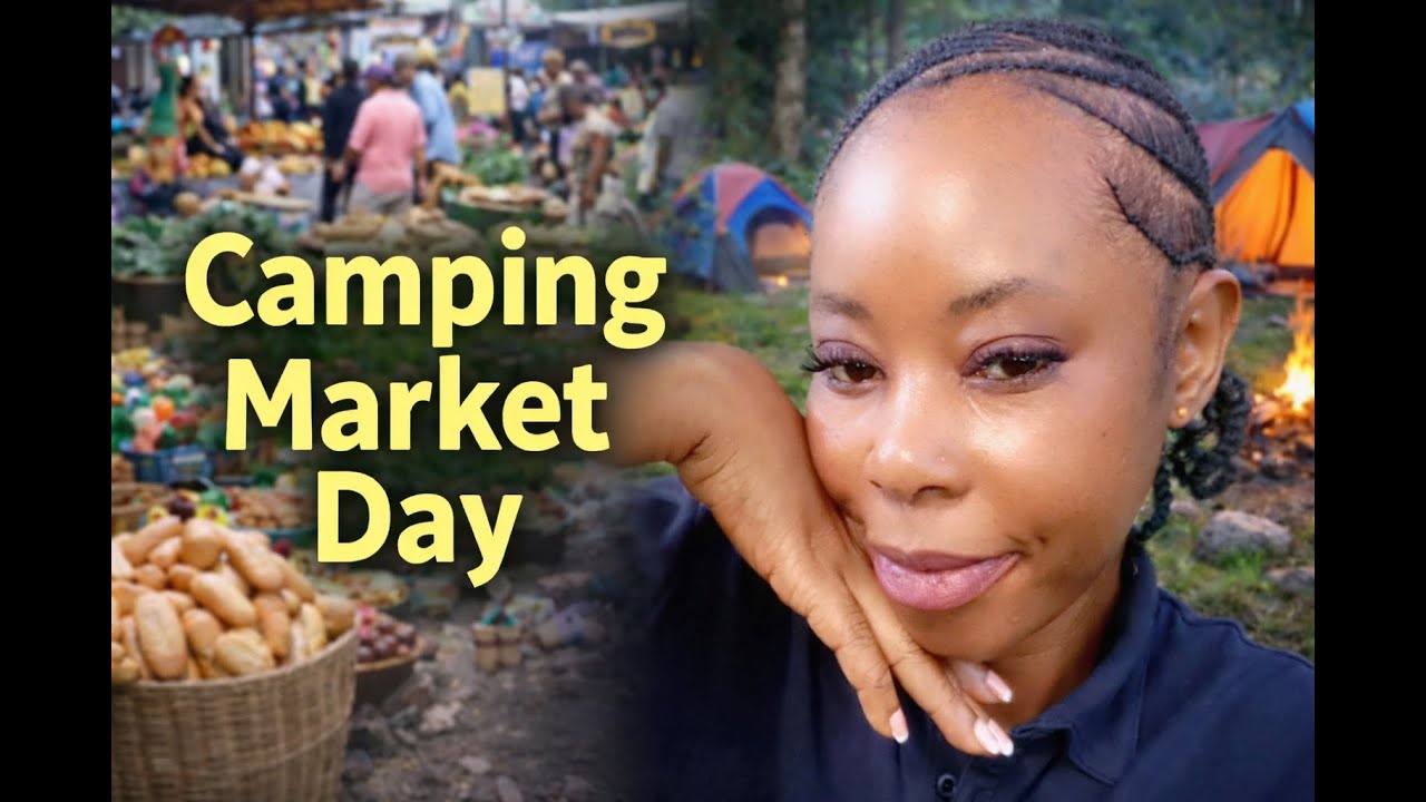 Back at camp | I want back 😀 🌿 Braids & Market day+ small business (Luma day in Guinea)