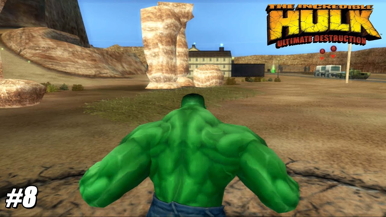 The Incredible Hulk: Ultimate Destruction - PS2 Gameplay Playthrough 1080p (PCSX2) PART 8
