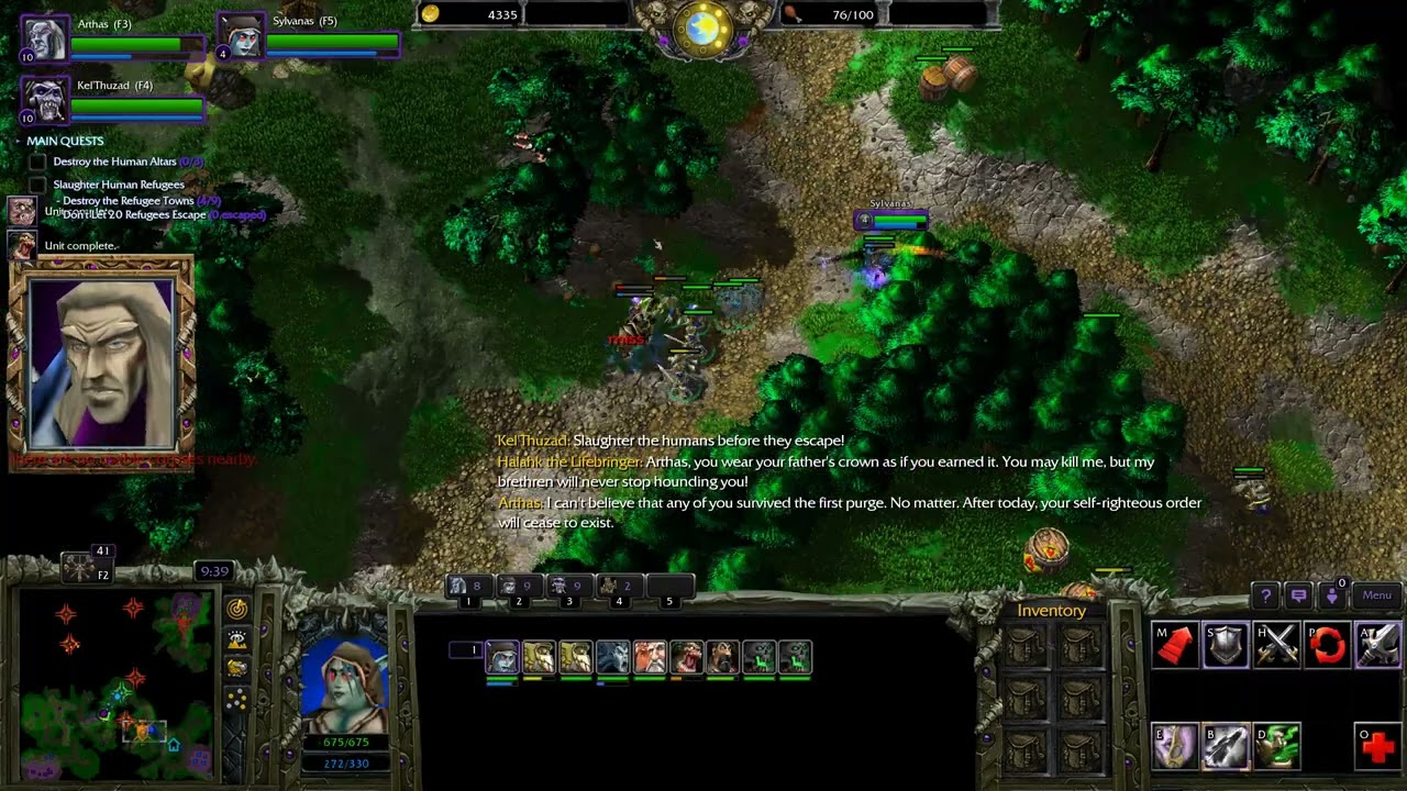 Warcraft 3 Azeroth Reborn: Legacy of the Damned - Король Артас - 01