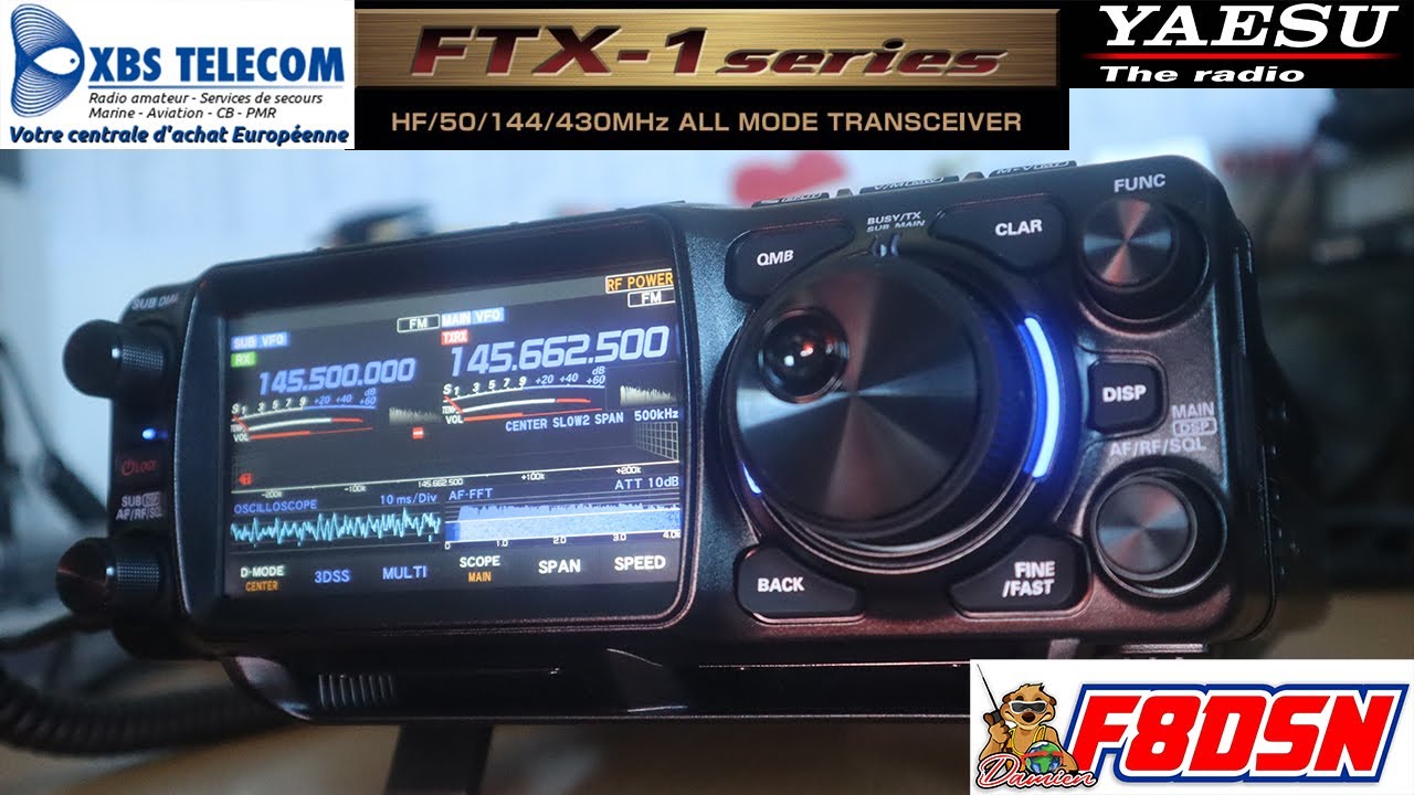 FTX-1 Yaesu Enfin il est là!! HF/VHF/UHF tous modes Tx portable/fixe QRP/QRO #radioamateur #hamradio