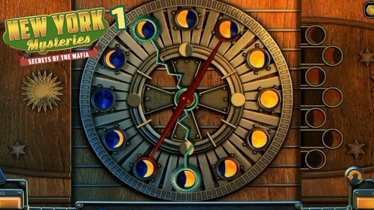 How to arrange the moons in New York Mysteries 1: Secrets of the Mafia. Mini game.