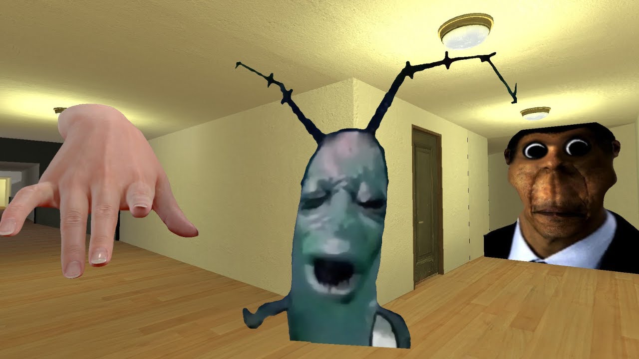 GMOD FUNNY GAMEPLAY: OBUNGA PILAOBAN HAND2 CHAOS#gmod_#nextbots_#shorts
