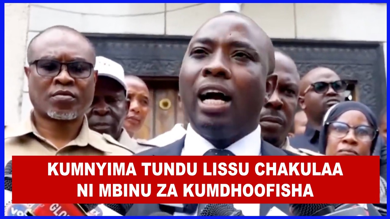 WAKILI DICKSON MATATA ANASEMA HIKI NI KITENDO CHA KUMDHOOFISHA TUNDU LISSU