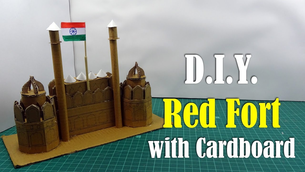 DIY: Red Fort with Cardboard - School Project