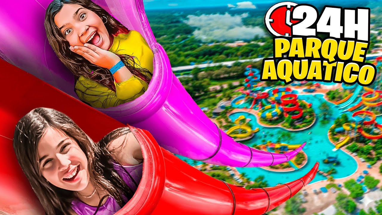 24H NO MAIOR PARQUE AQUÁTICO DO BRASIL COM AMIGOS !!!