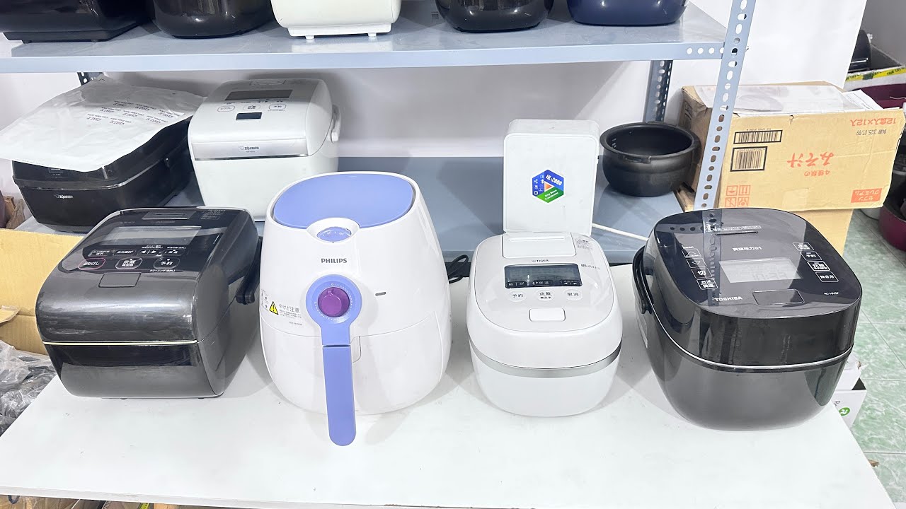 Giới Thiệu Nồi Cơm & Nồi Chiên Không Dầu Nội Địa Nhật | Bếp Nhật