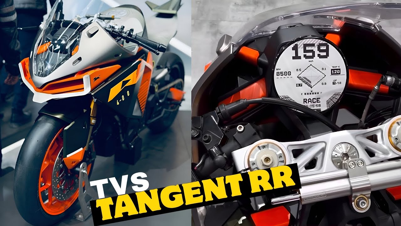 TVS Tangent RR Supersport Concept Unveiled: Design, Features, and Performance Details 🔥