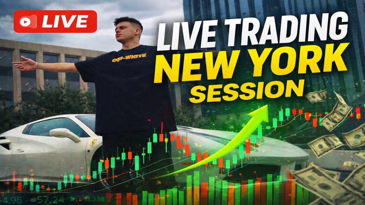 Live Trading - New York Session - Free Trade & Education