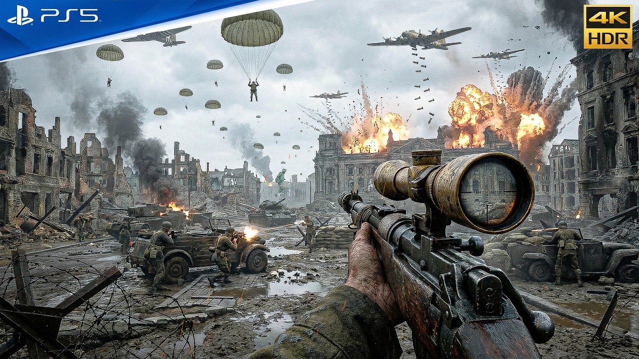 SIEGE OF BERLIN 1945 | Realistic Immersıve ULTRA Graphics Gameplay 4K 60FPS HDR Call of Duty