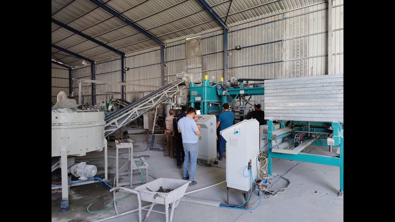 FULL AUTOMATIC SLABS + WET / DRY RECYCLING VACUUM ROBOTS BY PINAR TILE MACHINES TURKEY
