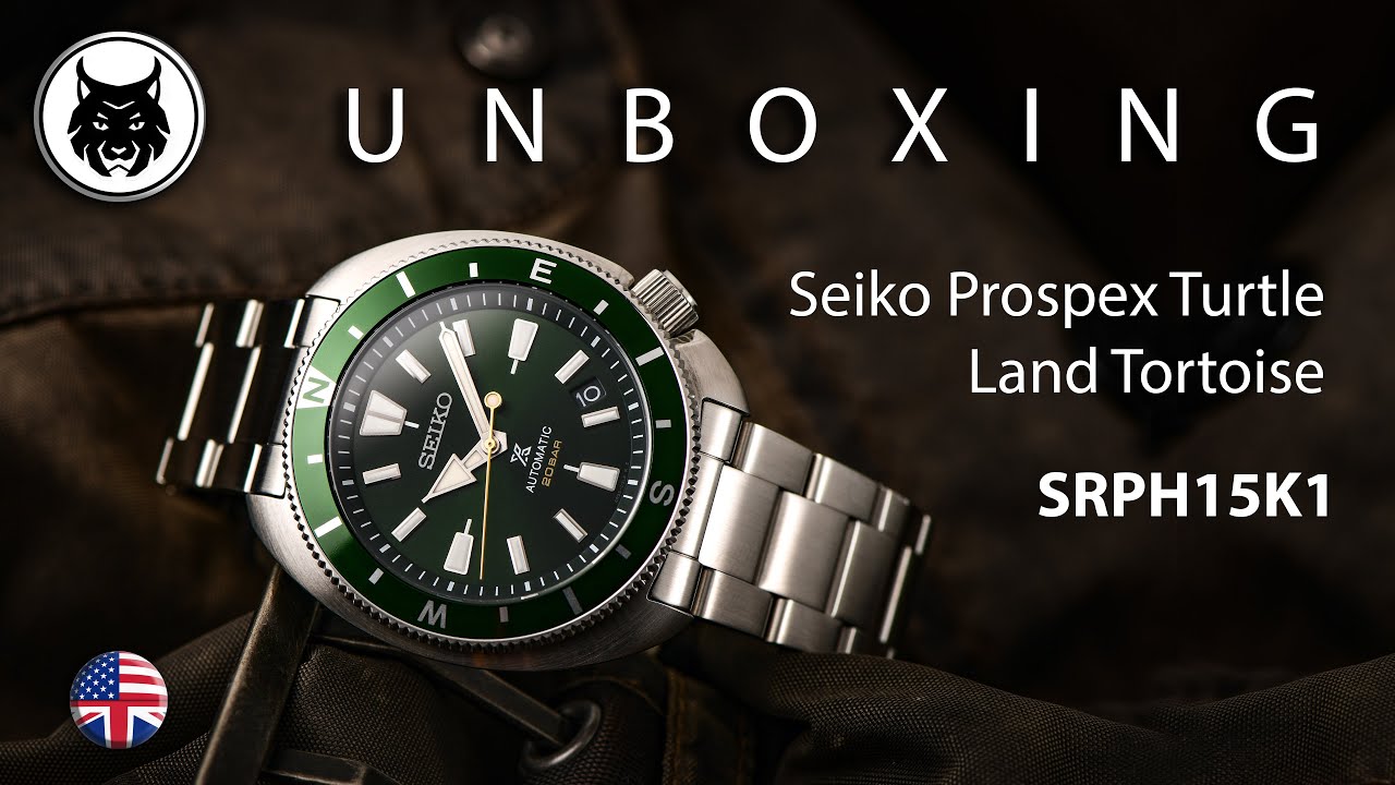 UNBOXING Seiko SRPH15K1 Prospex Turtle Land Tortoise (SRPH17K) - English Full Review: watchdavid.com
